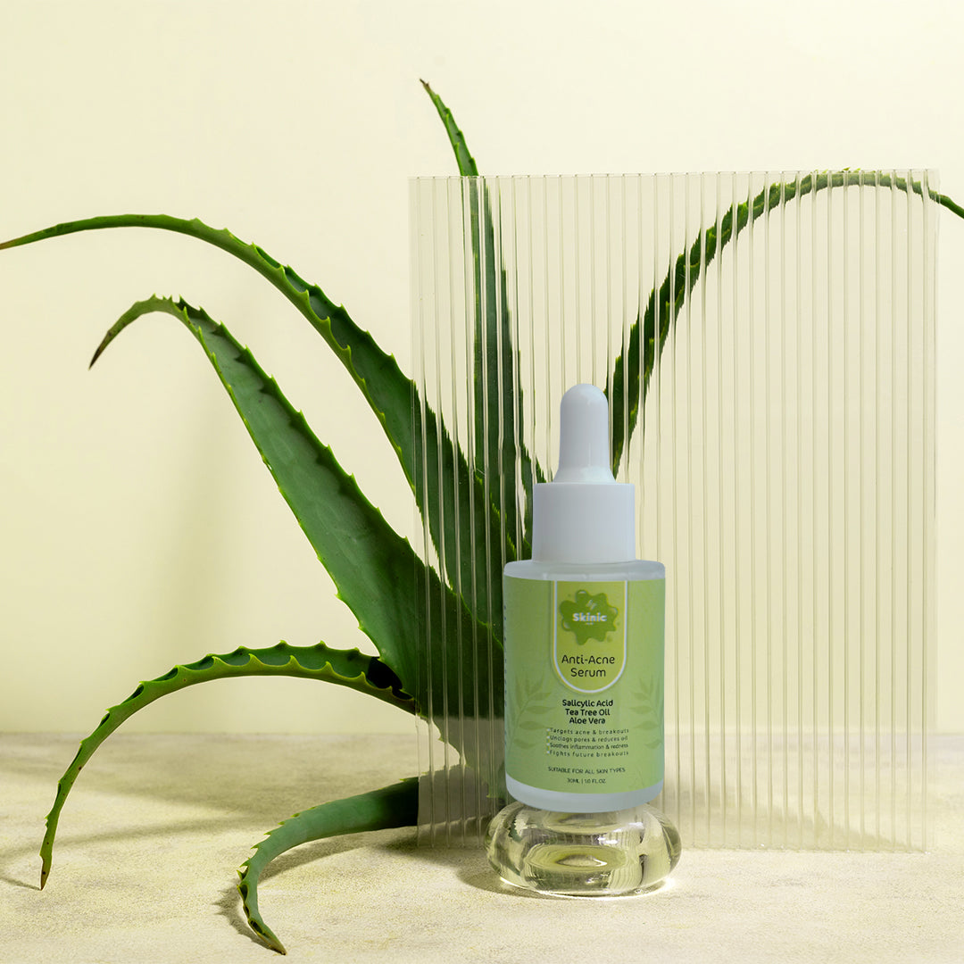 Anti-Acne Serum – With Salicylic Acid, Tea Tree Oil & Aloe Vera – 30ML